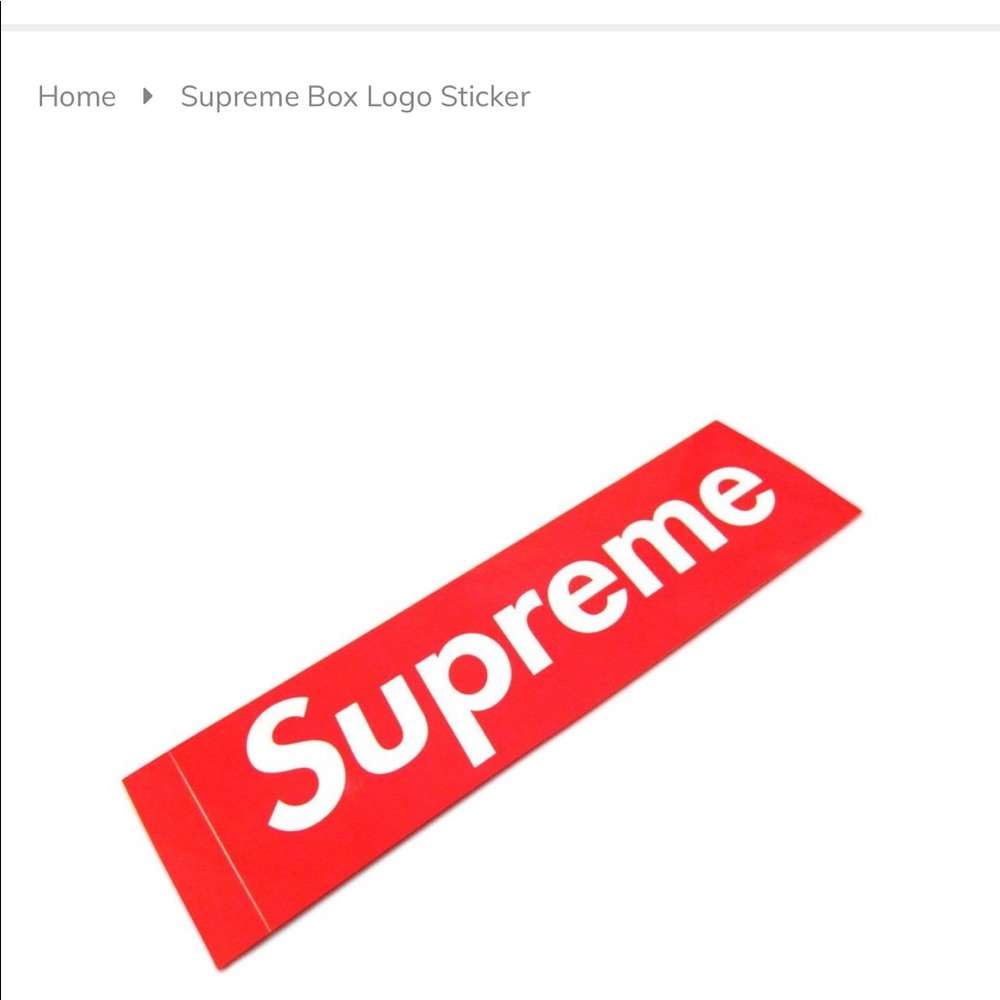 Supreme Box Logo Sticker